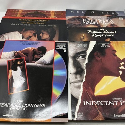 8 Laser Discs Romance Sex Robert Redford Demi Moore Woody Harrelson Jodie Foster