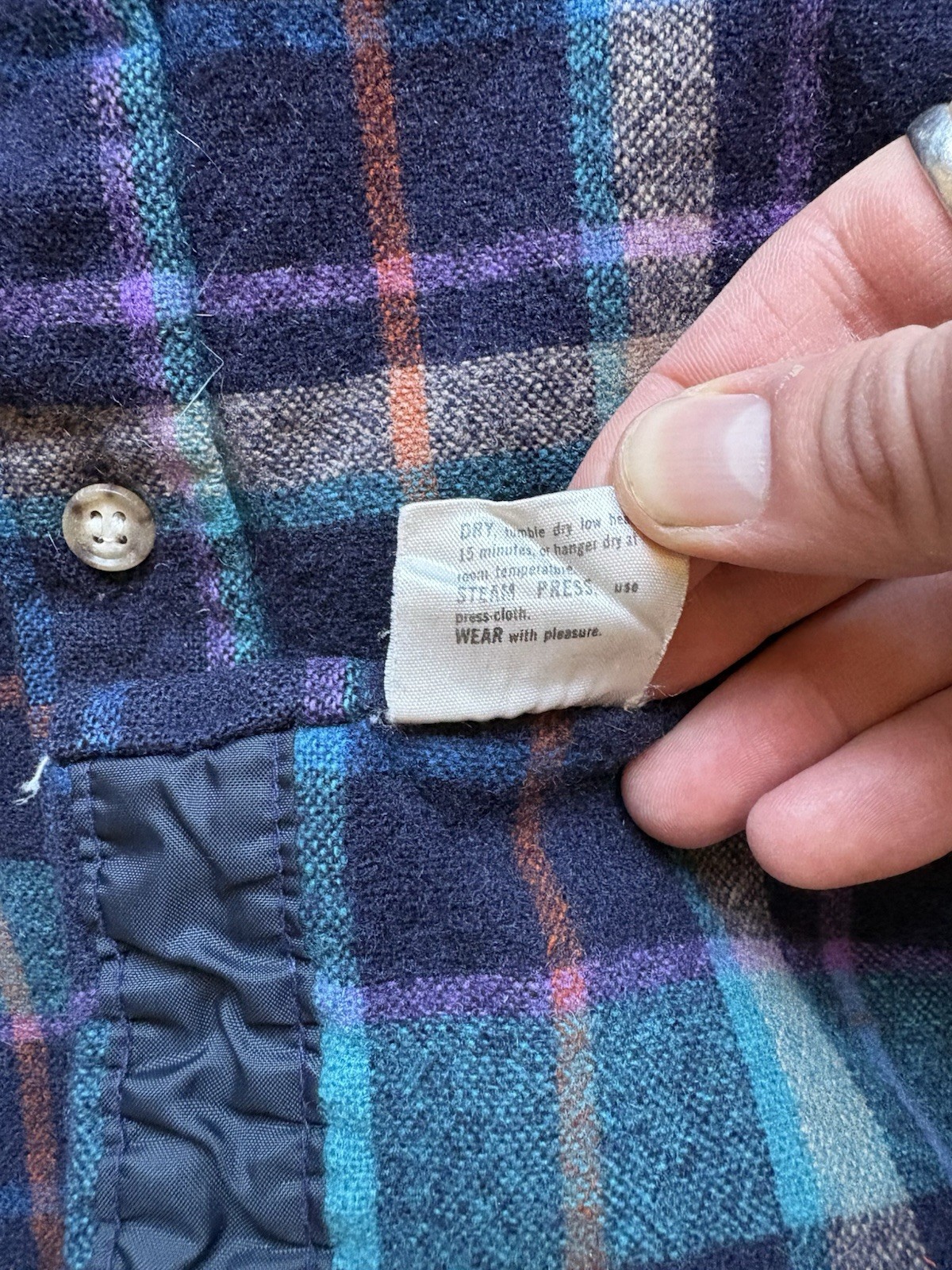 70s Pendleton Wool Shirt Medium - image 6