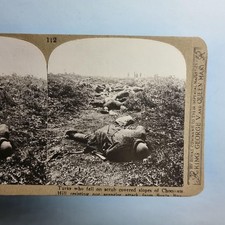 WW1 Militär Stereoview um 1916 Echtfoto Türkei Gallipoli Turk verliert Suvla Bay