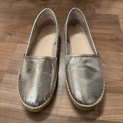 Tommy Hilfiger Espandrilles Slipper Ballerina Silber 42