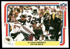 1980 Fleer Team Action #45 On the Move St. Louis Cardinals