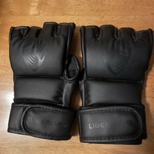 Liberlupus MMA Gloves for Men  Women, Martial Arts Bag Gloves, Kickboxing S/M