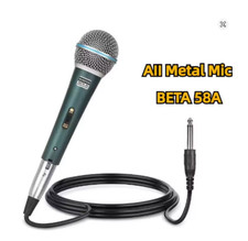 Supercardioid Dynamic Wired Microphone for Stage Singing  Recording