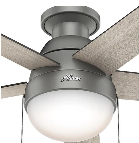 Hunter Anslee 46 Inch Ceiling Fan w/LED Light Kit and Pull Chain 59270 - Picture 2 of 2