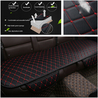 Car Back Rear Seat Cover Breathable PU Leather Pad Fit for Interior
