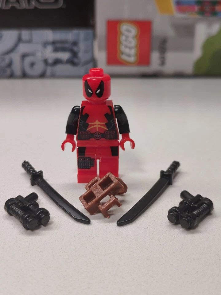 НОВАЯ минифигурка Marvel Super Heroes Deadpool Custom LEGO 6866 Chopper Showdown - Изображение 3 из 4