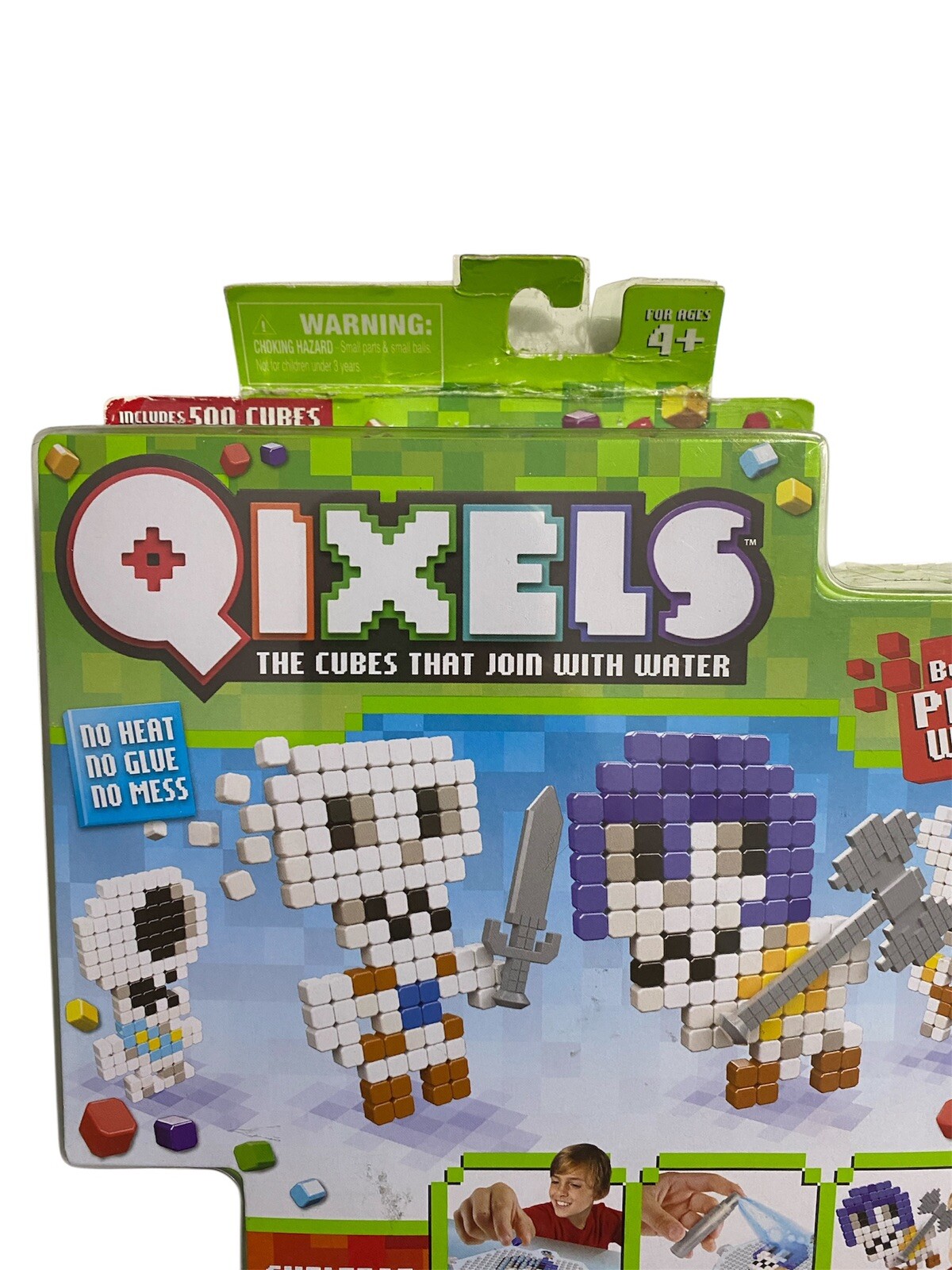 QIXELS Rare 2014 Skeleton Army Kit 500 Cubes Moose Toys Unopened ...
