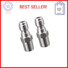 Tool Daily Pressure Washer Coupler, Quick Connect Plug, 1/4 Inch Male NPT Fittin