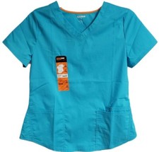 Scrubstar Core Essentials Women's Medical Nurse Solid Color Scrub Top Size M