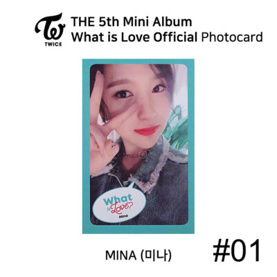 TWICE 5th mini album What is love Official Photocard Mina | eBay