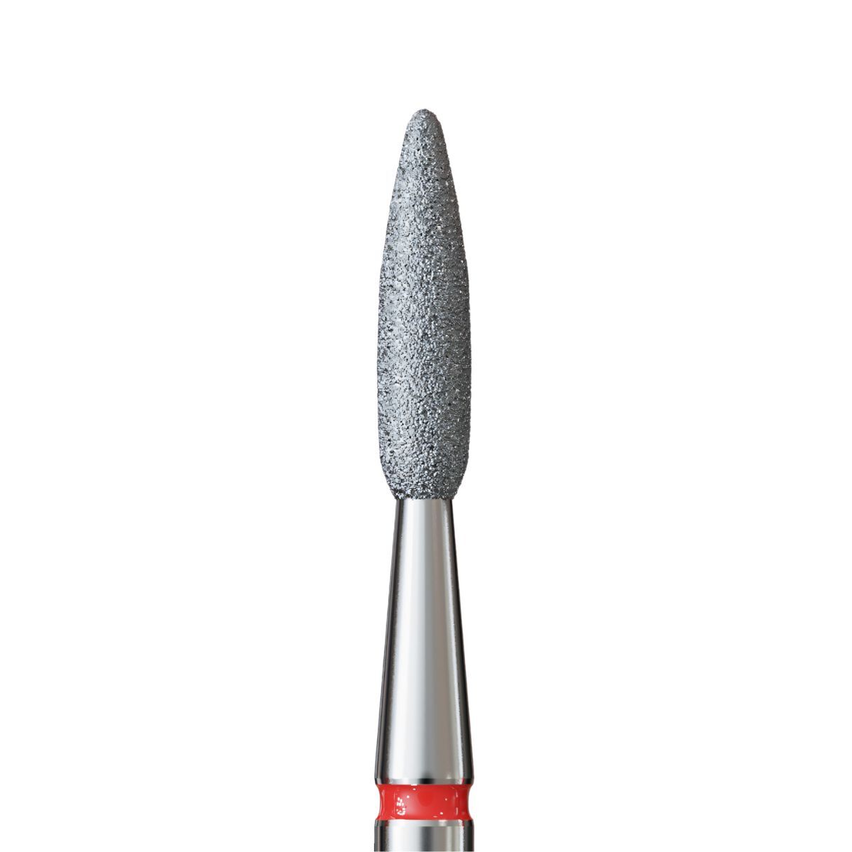 IQ Nails Diamond Nail Drill Bit Long Flame Shaped Fine 2.1mm MANICURE PEDICURE
