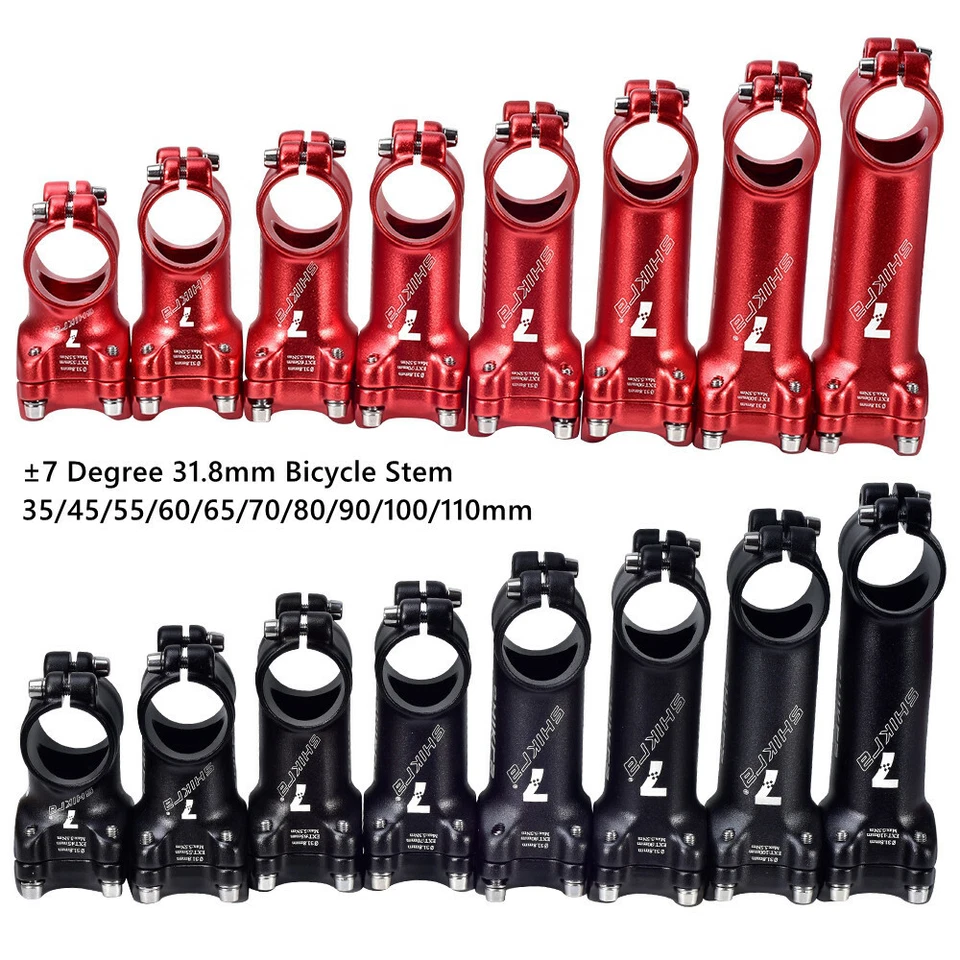 Bicycle Stem 7° Aluminum MTB Road Bike Handlebar Short Stem 35-110mm Ultralight - Image 4 of 4