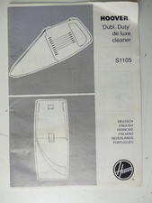 Hoover Dubl.Duty de luxe cleaner Bedienungsanleitung FT-65