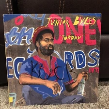 JUNIOR BYLES JORDAN RARE EX 1988 HEARTBEAT LP ROOTS REGGAE DUB LEE PERRY PROMO