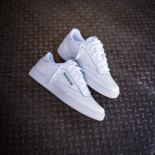 Reebok Club C 85 Men’s Athletic Sneaker White Shoe Trainers Footwear #456 #155 - 第 11/15 張圖片