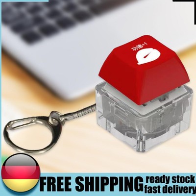 Luminous Knock Key Chain Lightweight Mini Fingertip Keychain for Backpacks Bags