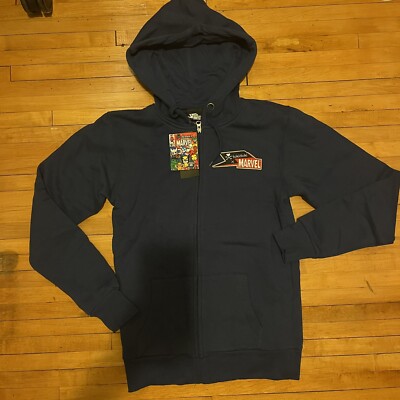 tokidoki x MARVEL Comic HOODIE Full Zip Dr. Dooms Revenge Blue -S