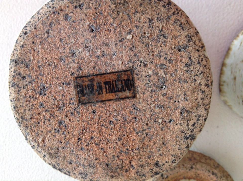 泰国制造带盖和勺子奶油和糖套装 — 第 4/4 张图片