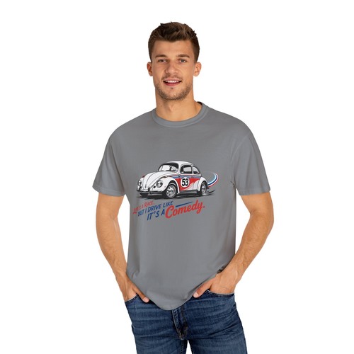Herbie (The Love Bug) Vintage Car Graphic T-Shirt, Unisex Humor Tee, Car Lovers - Picture 18 of 18