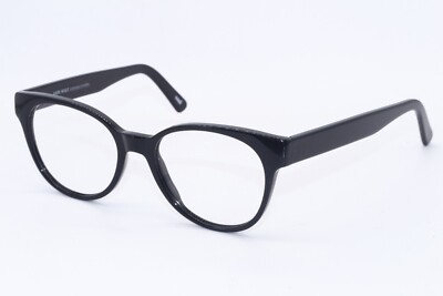 NEW ANDY WOLF 4521 COL. A BLACK DESIGNER AUTHENTIC FRAMES EYEGLASSES 53-17