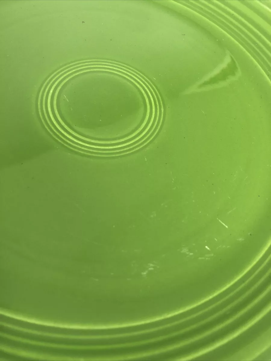 Vintage Fiestaware Fiesta medium green Plate 9 1/2”