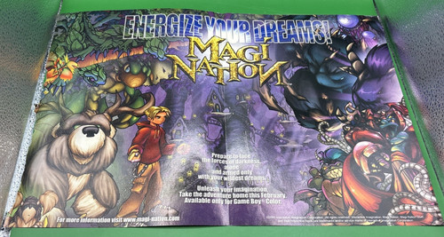2000 Magi Nation Energize Your Dreams! Magazine Ad Pull-out Poster - 10.5" x 15"