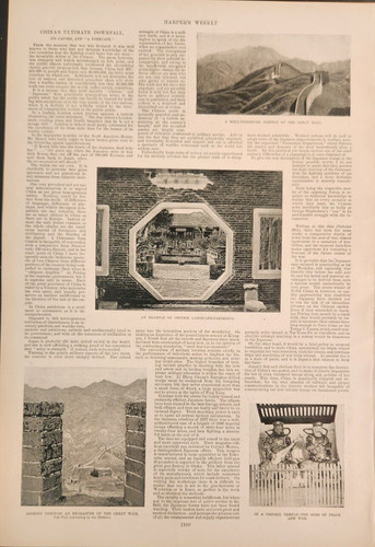 China's Ultimate Downfall In the War with Japan Harper's Weekly 1894