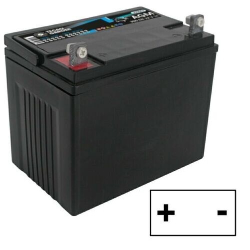 Batterie Start Sealed AufsitzmäHer RasenmäHer 12V 24AH Polo Pluspol Rechts-image