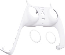 White Decorative Trim Shell Compatible with Ps5 Controller