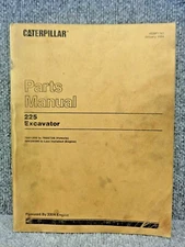 OEM Factory Caterpillar 225 Excavator Parts Manual Catalog 3304 Engine 76U