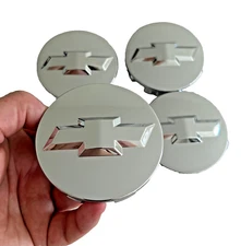 Chevy Wheel Center 4 Caps Chrome Emblem for Chevrolet Silverado Tahoe