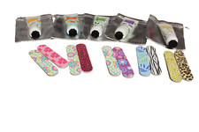 Fragranced Mini Hand Cream + 2 Mini Emery Boards in Small Silver Pouch Golf Gift