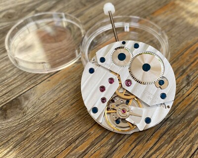 Movement Uhrwerk Unitas ETA 6498-1  RHODIUM Côtes de Genève  Swiss Made