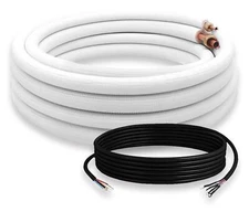 Cooper & Hunter 50' Lineset for Mini Split AC 9000 BTU 1/4"x3/8"