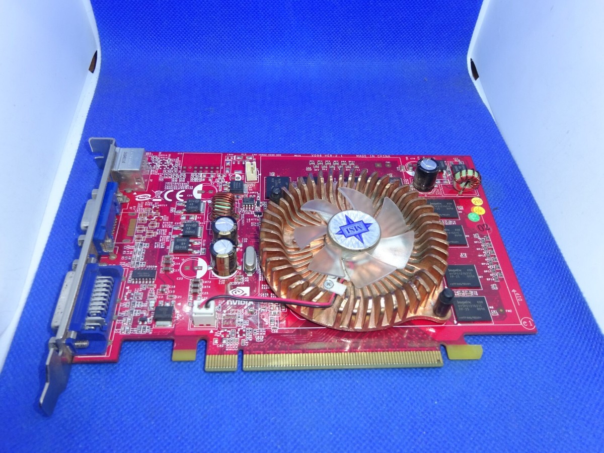 MSI nVIDIA GeFORCE 8500GT 512MB DDR2 PCI-E GRAFIKKARTE DVI TV-Out
