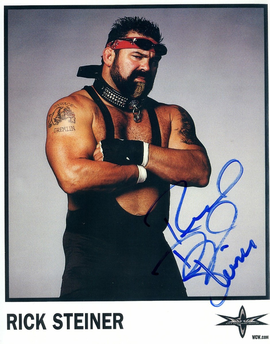 Rick Steiner autographed 8x10 WCW WWE Free Shipping #2 | eBay