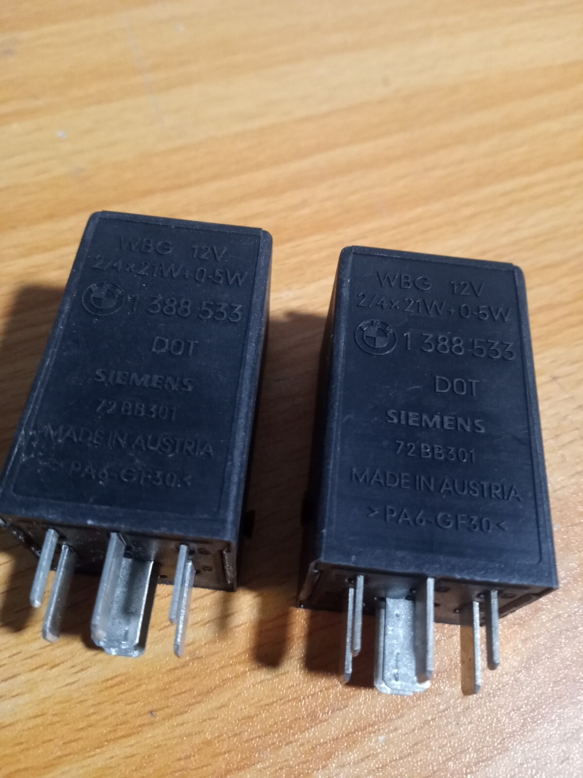 (2) Bmw E36 E34 E32 Hazard Warning Flasher Relay 1388533 eBay