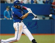 CHRIS COLABELLO  TORONTO BLUE JAYS   ACTION SIGNED 8x10