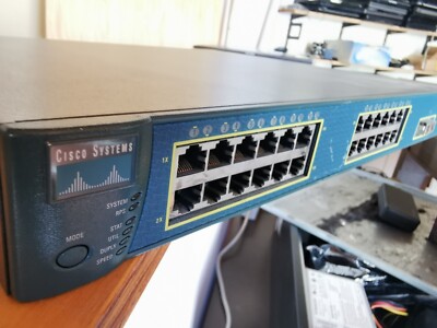 CISCO WS-C3550-24-SMI | Catalyst 3550 Series | Switch | + Rack Ears