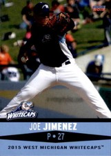 2015 West Michigan Whitecaps Choice #9 Joe Jimenez Puerto Rico PR Baseball Card