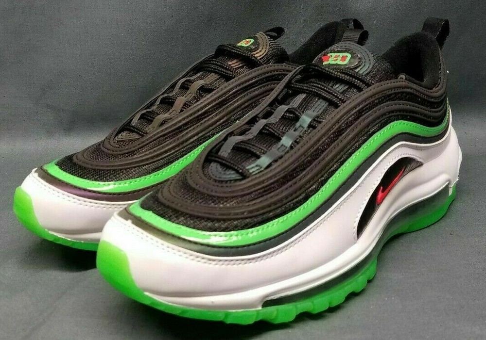 Nike Air Max 97 Women's Running Shoe in Black Green Size CI4427-001  