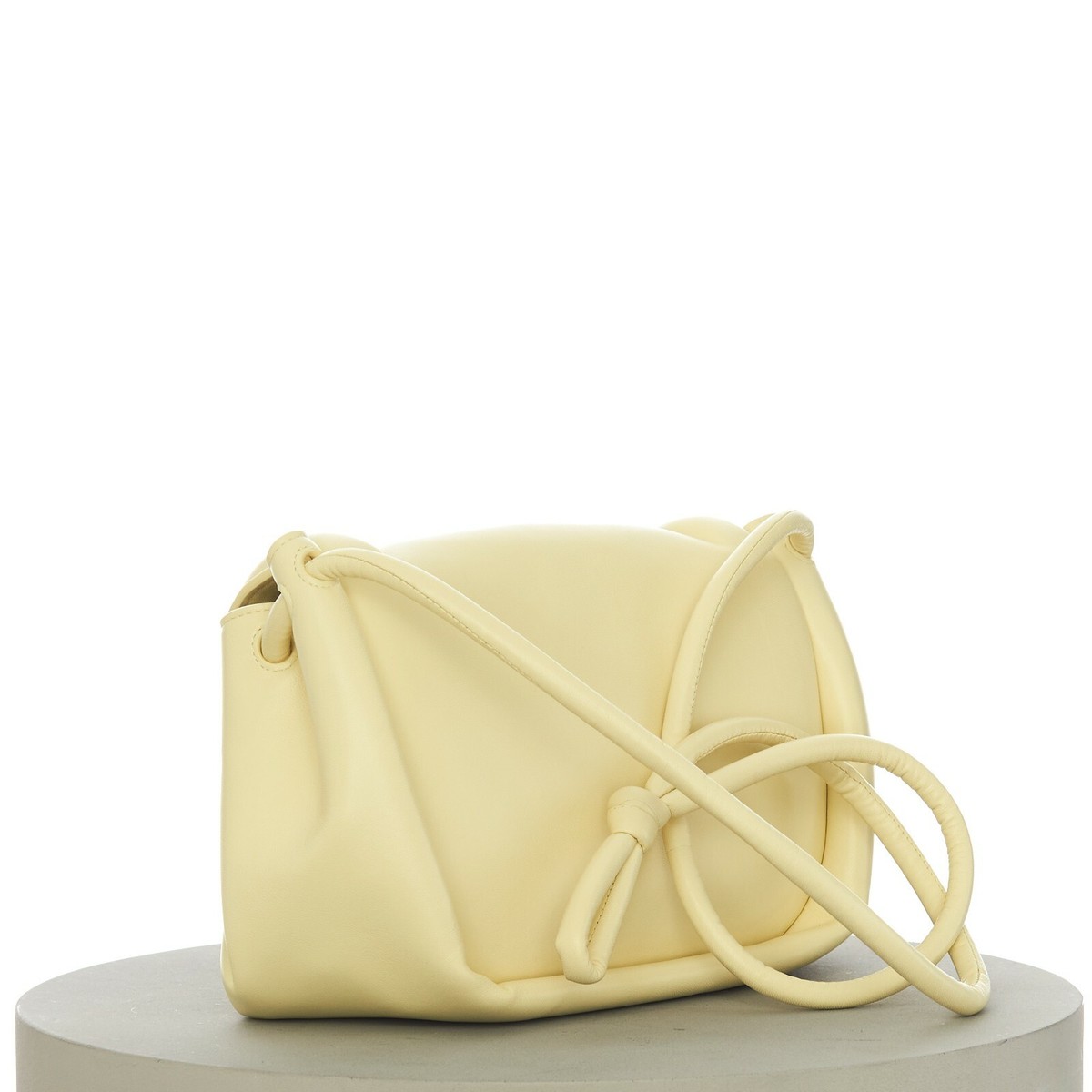 BOTTEGA VENETA 2700$ BEAK Medium Crossbody Bag - Ice Cream Yellow