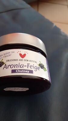 chutney Aronia -Feige , erlesenes aus dem Ostetal  120 g und 220g