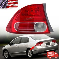 Left Driver Tail Light For 2006-2008 Honda Civic Sedan Rear Brake Stop Taillamps Left Driver Tail Light For 2006-2008 Honda Civic Sedan Rear Brake Stop Taillamps