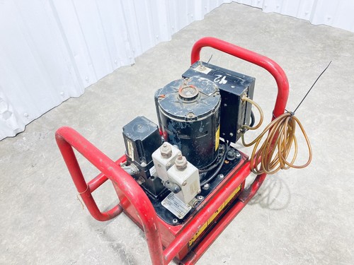 PARTS ONLY BURNDY EPAC-SERIES ELECTRIC HYDRALIC PUMP 10,000PSI MODEL-A - Picture 7 of 7