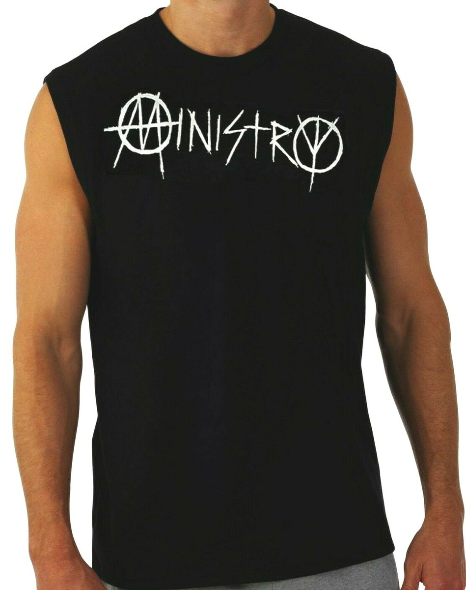 MINISTRY American Metal Band Men's Black Muscle Shirt