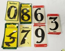 5" House Number Address Numbers Brand New NOS  8 6 3 7 9 0 1/2