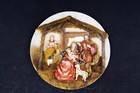 3D Nativity Scene Decorative Plate 8" CHRISTMAS Mary, Joseph and Jesus — photo 1