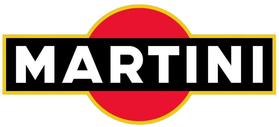 Martini racing sticker logo weatherproof bumper vinyl decal