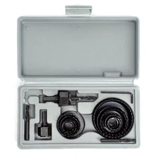 3/4" to 2-1/2" Hole Saw Kit, Cuttex Tools,15 PCS Full Set, Premium Carbon Steel 